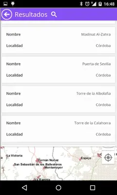 Castillos de Andalucía android App screenshot 2